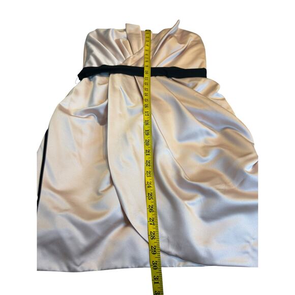 WHITE by Vera Wang Pink Strapless Cocktail Dress - Size 10 - Picture 8 of 16